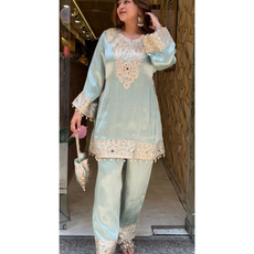 "GURI"-PARTYWEAR CORDS WITH POTLI
