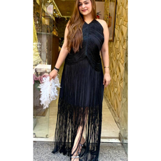 SHOLOSI-FRINGES DRESS