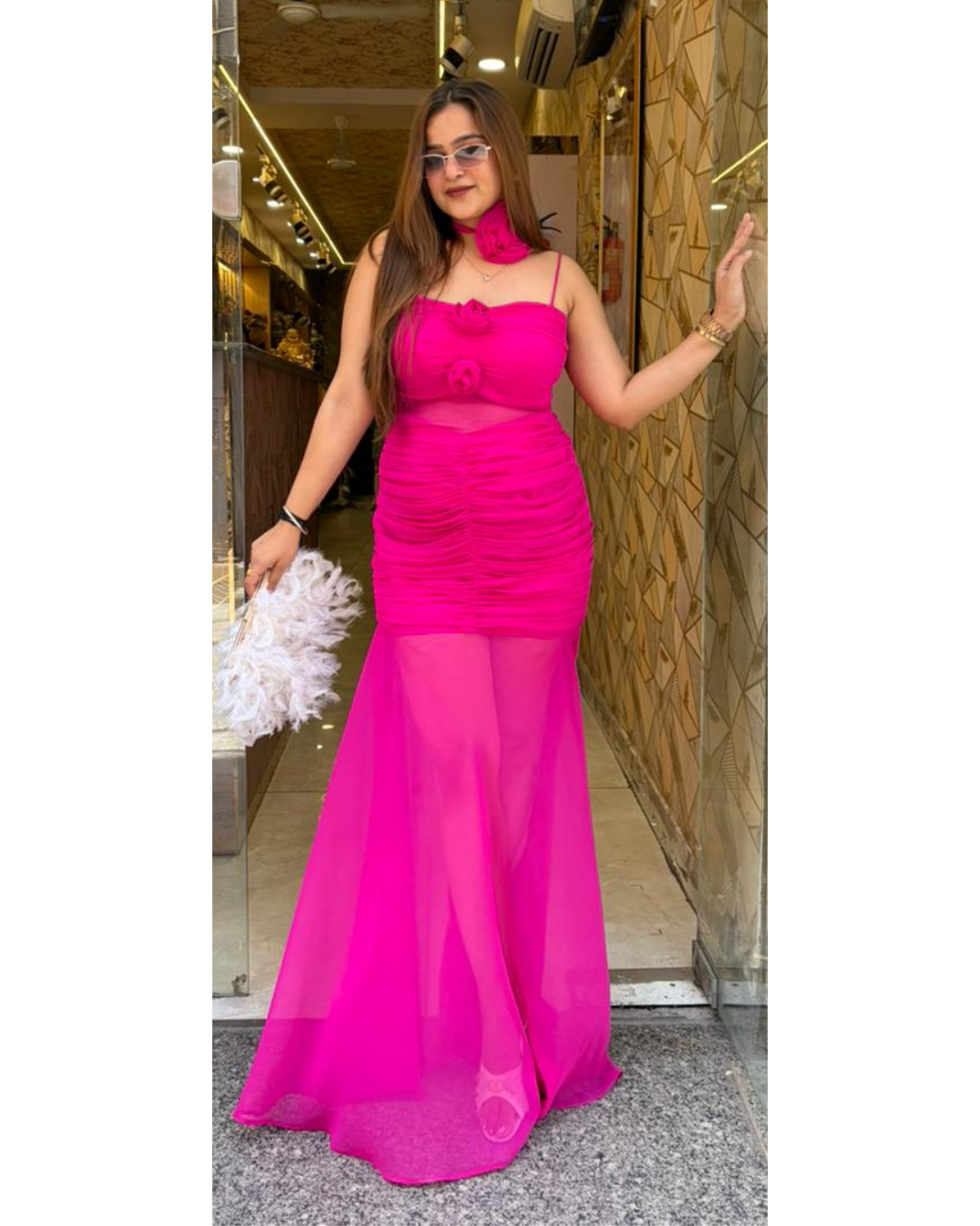 ROSE DRESS-RESORT WEAR