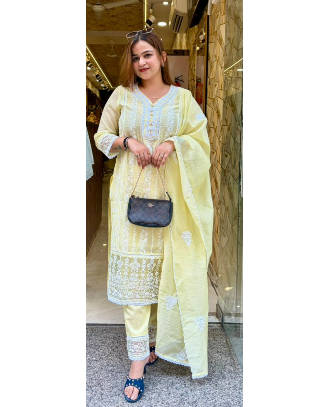 LIZA-MUL COTTON SUIT