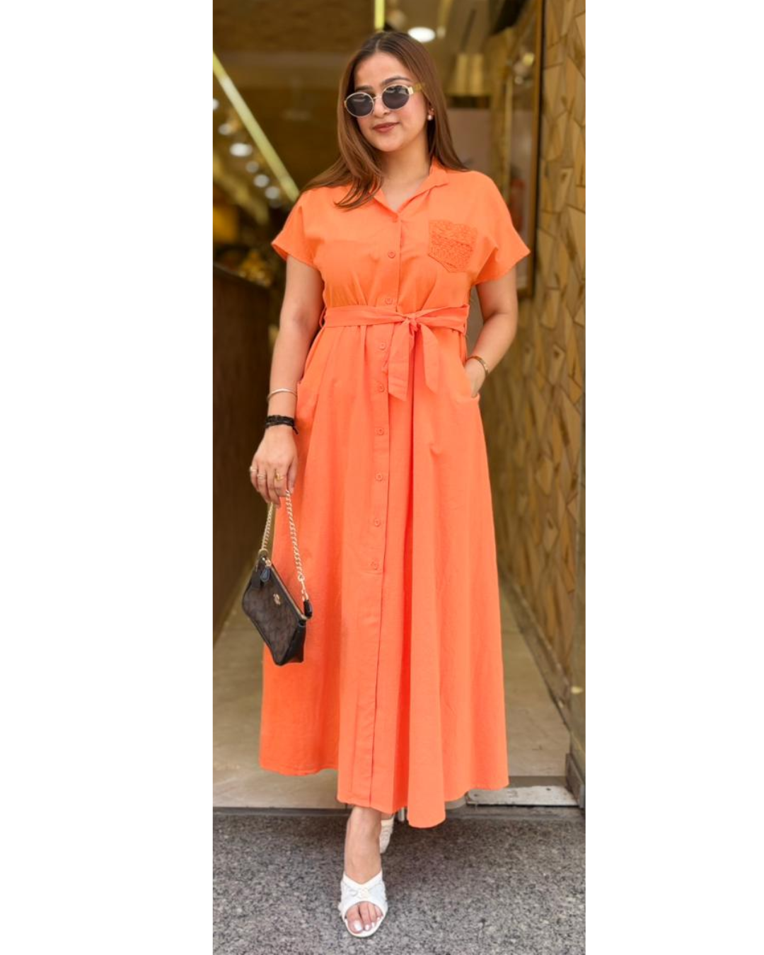 ZAMAYA-MAXI COTTON DRESS