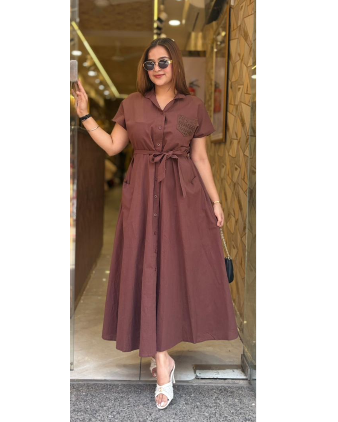 ZAMAYA-MAXI COTTON DRESS