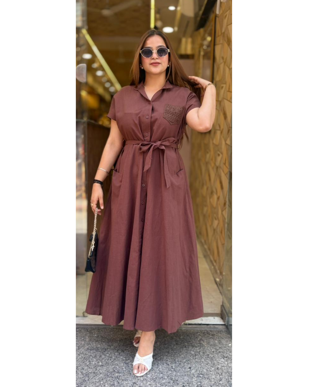 ZAMAYA-MAXI COTTON DRESS