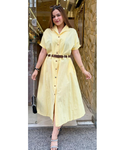 CHICA-COTTON DRESS WITH BELT