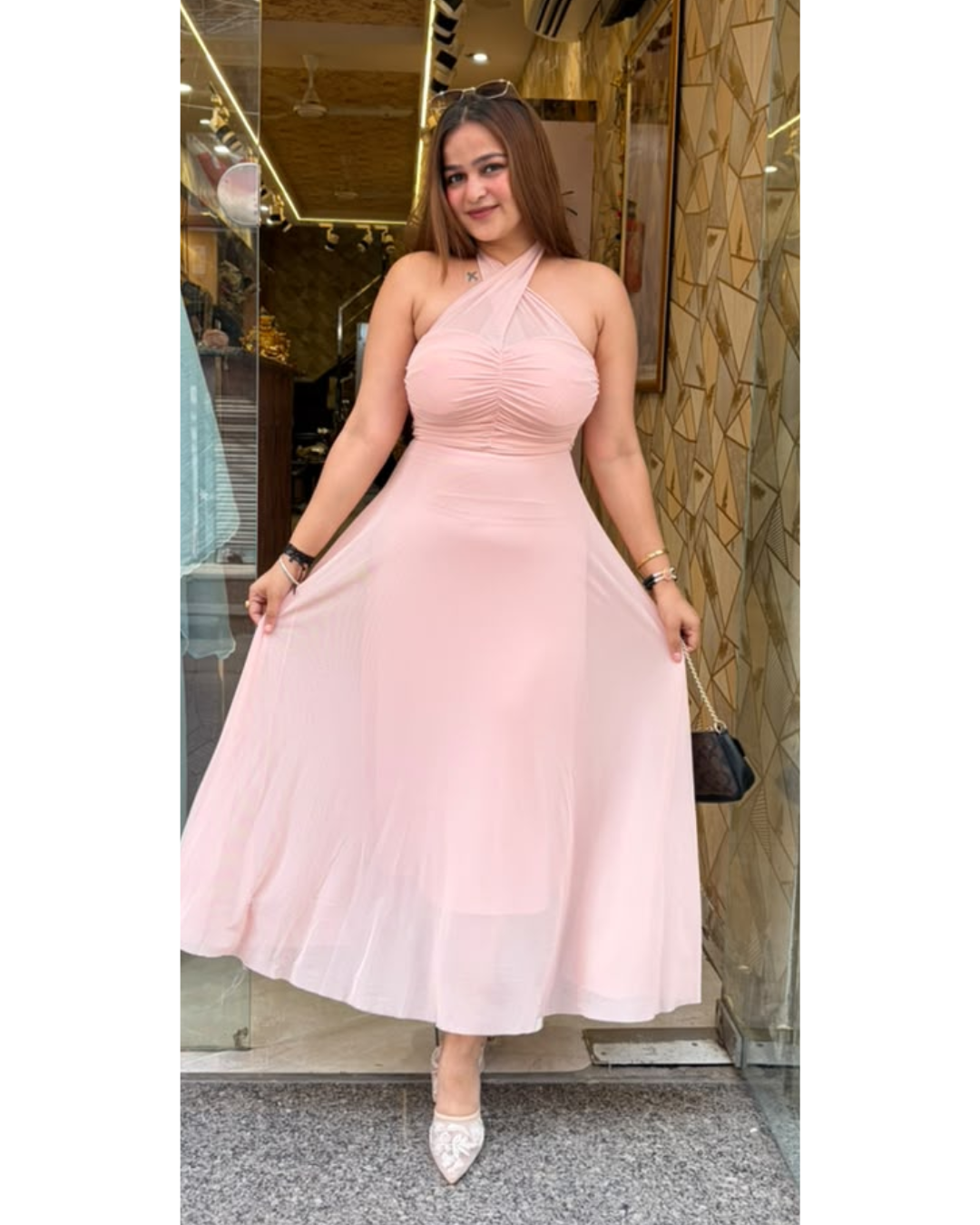 LILY-POWERNET DRESS