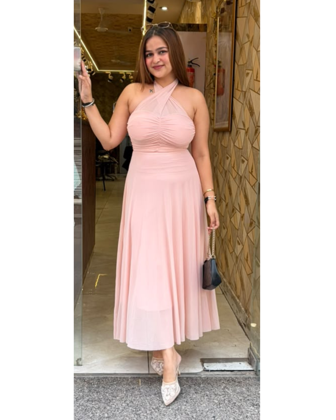 LILY-POWERNET DRESS