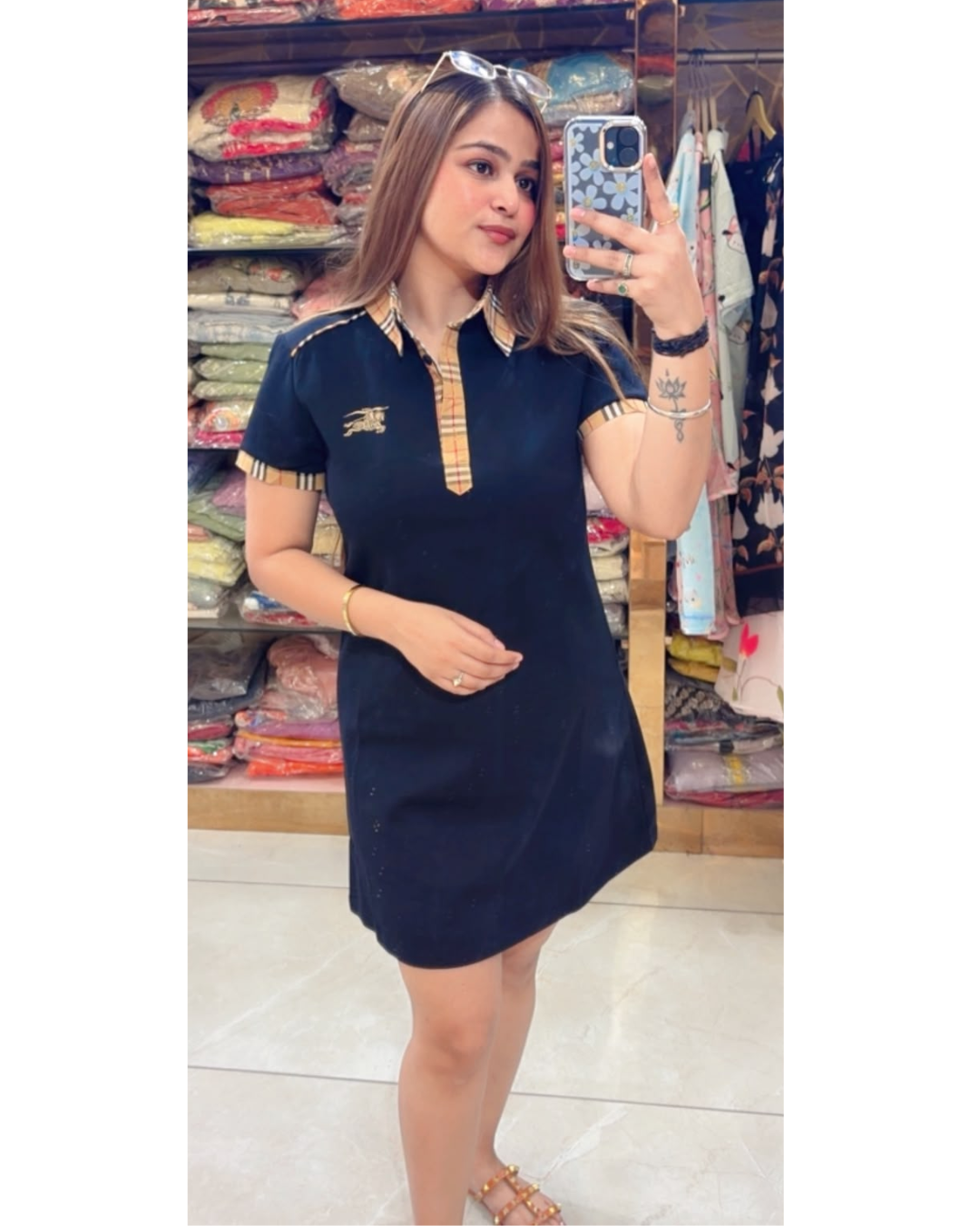 ELLOIUS-TEESHIRT DRESS