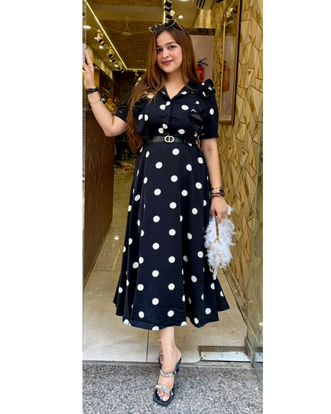 BLAIR-POLKA DRESS