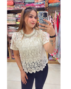 SHIKHA-CROCHET TOP