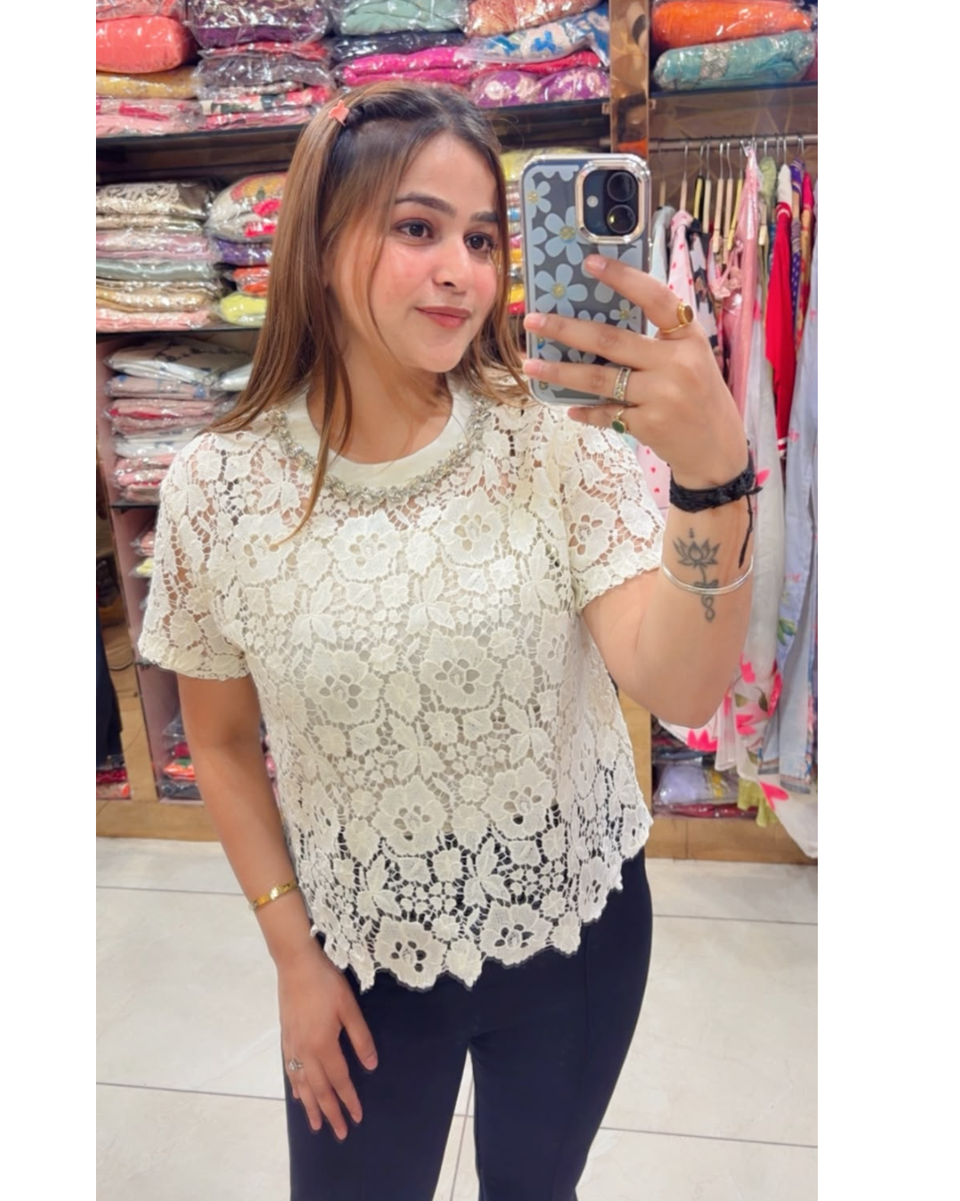 SHIKHA-CROCHET TOP