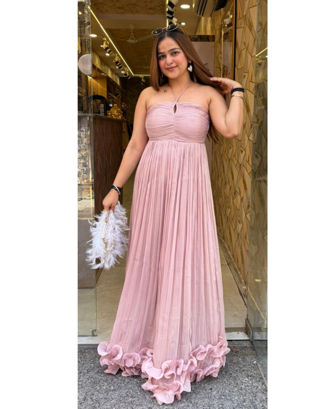 DAISY-FLARE DRESS