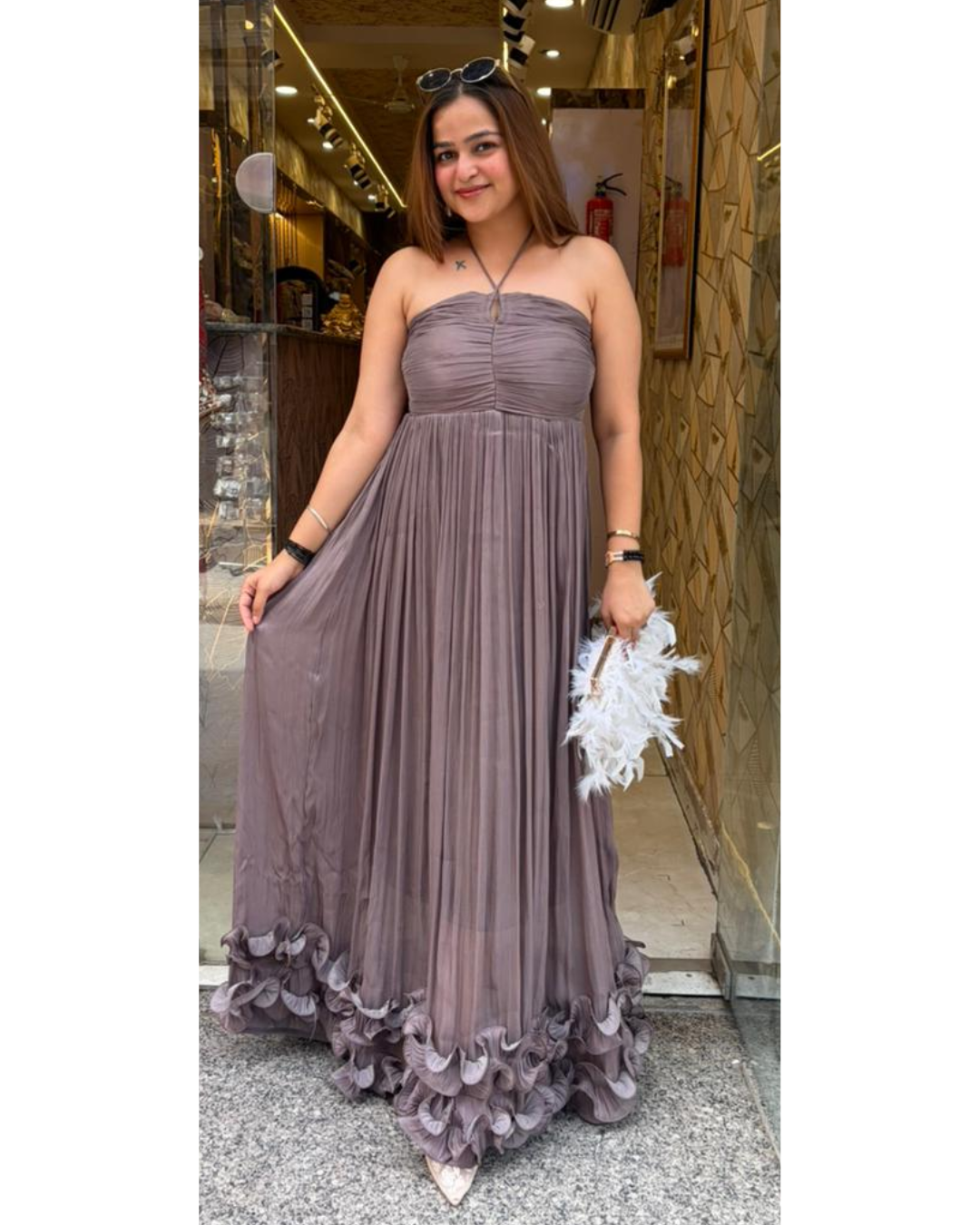 DAISY-FLARE DRESS