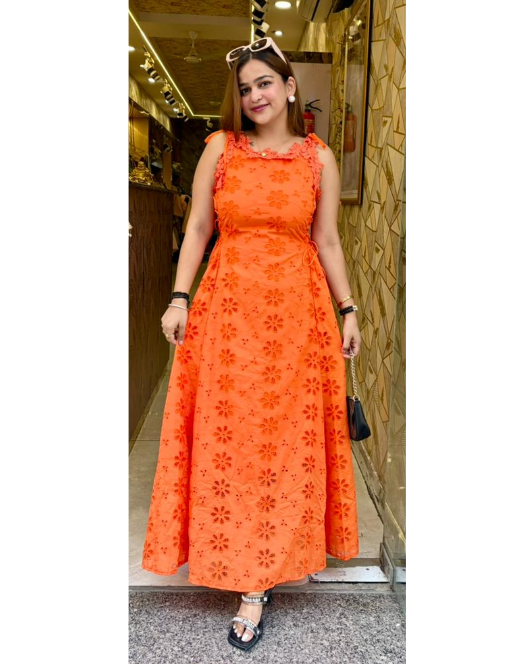 DAISY-FLARE DRESS