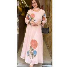SNEHA-BRUSHPAINT SUIT