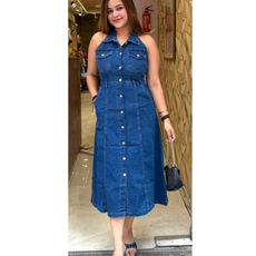 SHERRY-DENIM DRESS