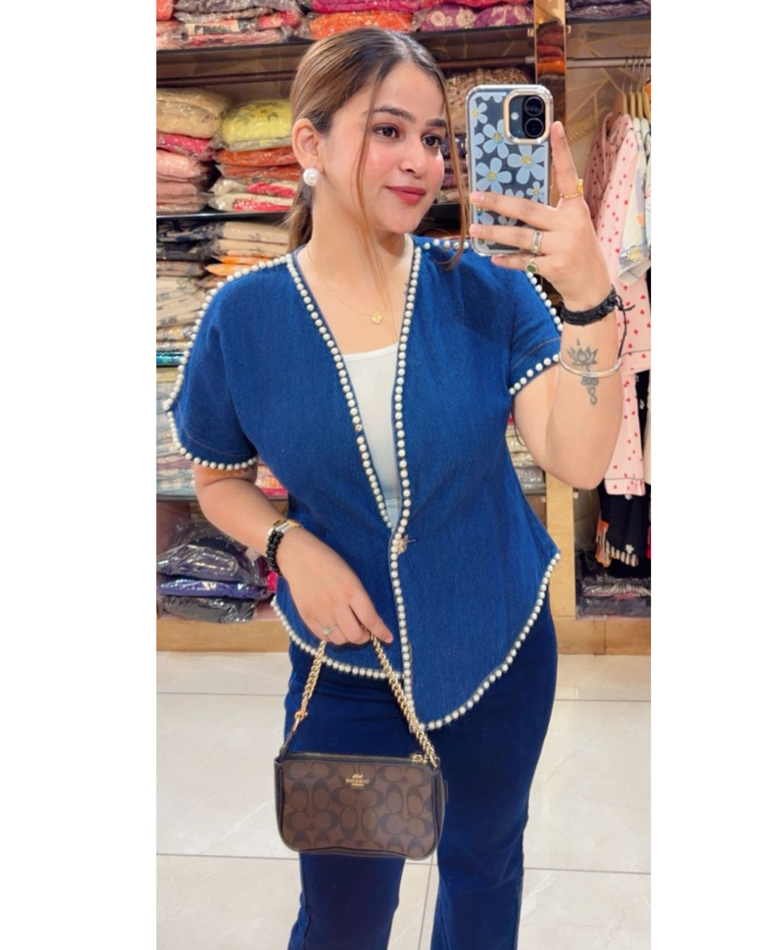 KIRO-DENIM TOP