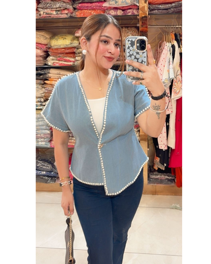KIRO-DENIM TOP