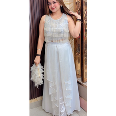 SIYA-PEARL DRAPE SET