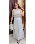 SIYA-PEARL DRAPE SET