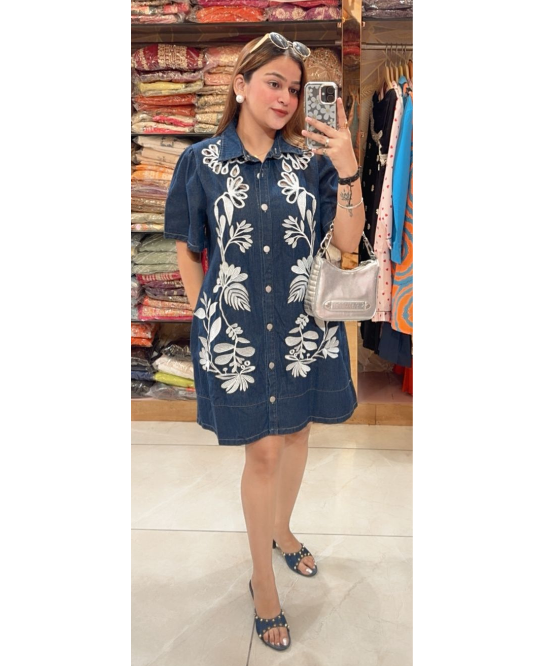 MIMI-DENIM DRESS
