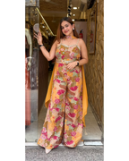 FIZZA-FLORAL JUMPSUIT