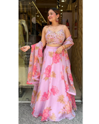 "ISHRA"-FLORAL LEHENGA