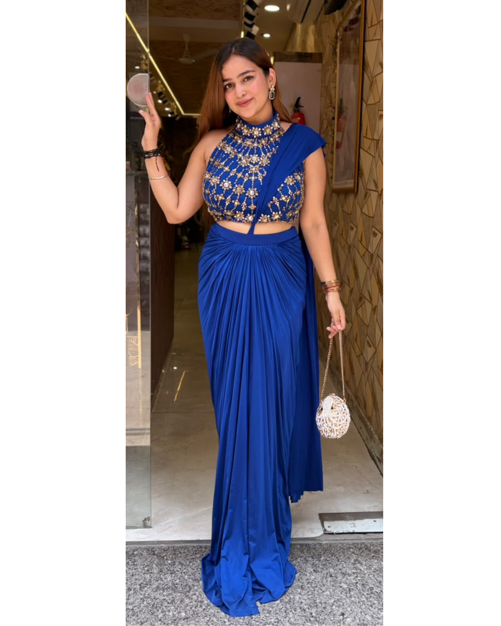 BIANCA-DRAPE SAREE
