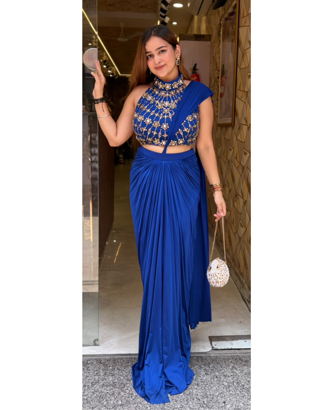 BIANCA-DRAPE SAREE