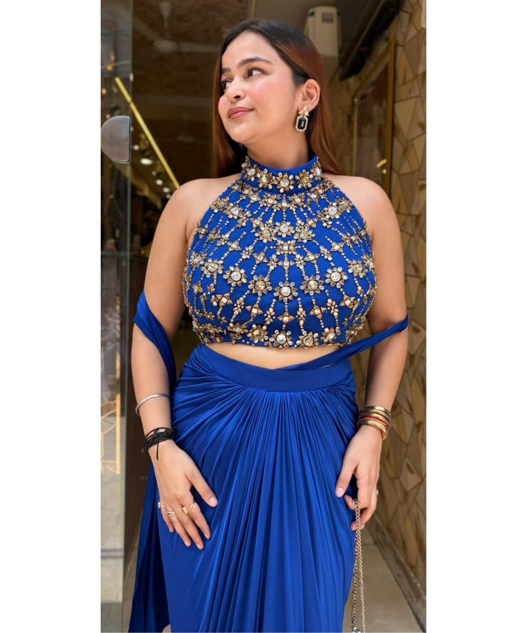 BIANCA-DRAPE SAREE