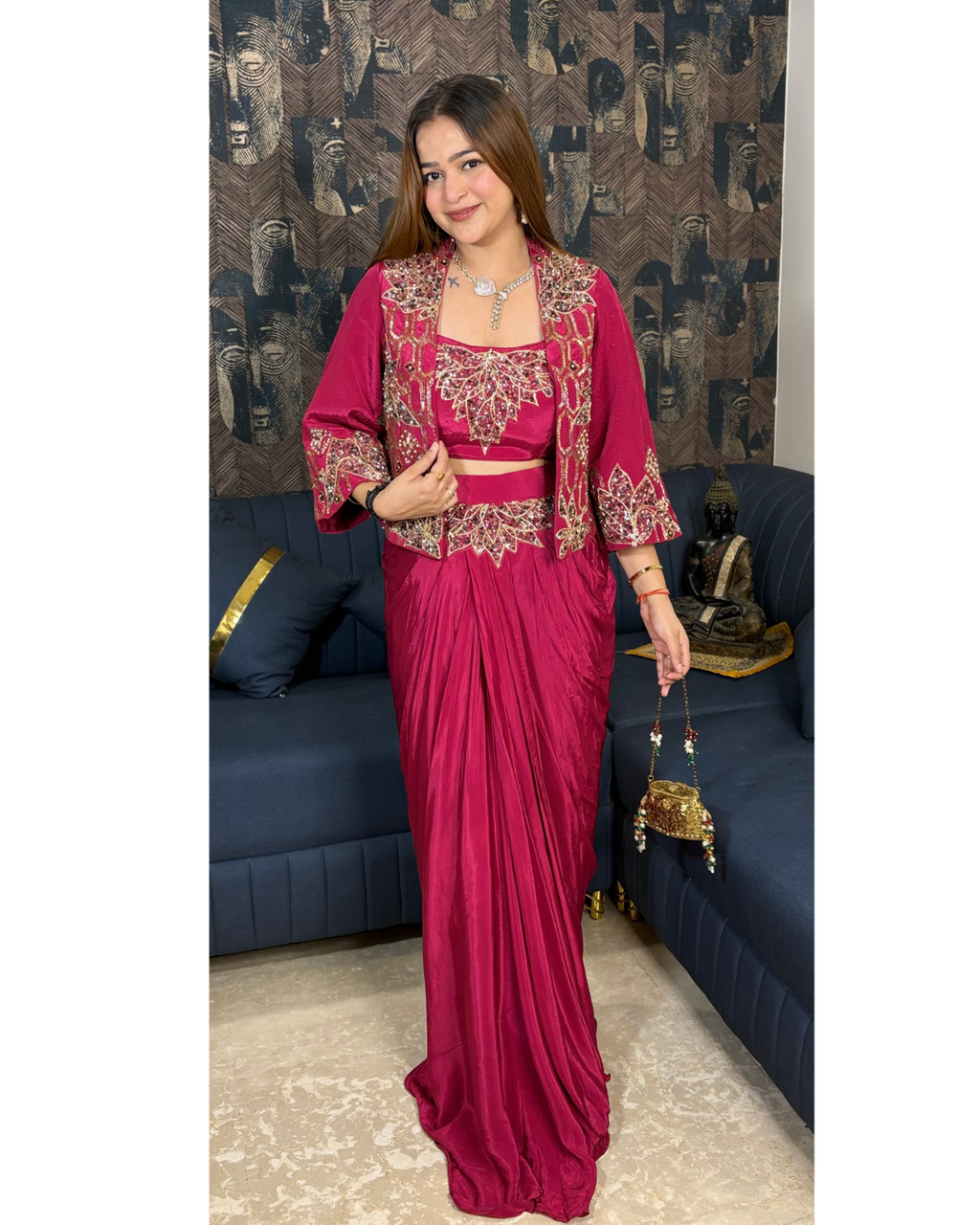 SHIKHA-BLAZER INDOWESTERN