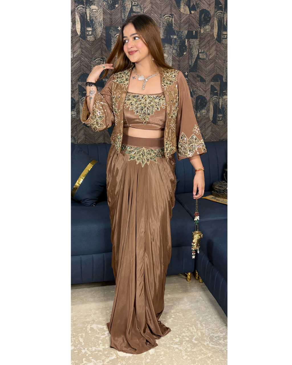 SHIKHA-BLAZER INDOWESTERN