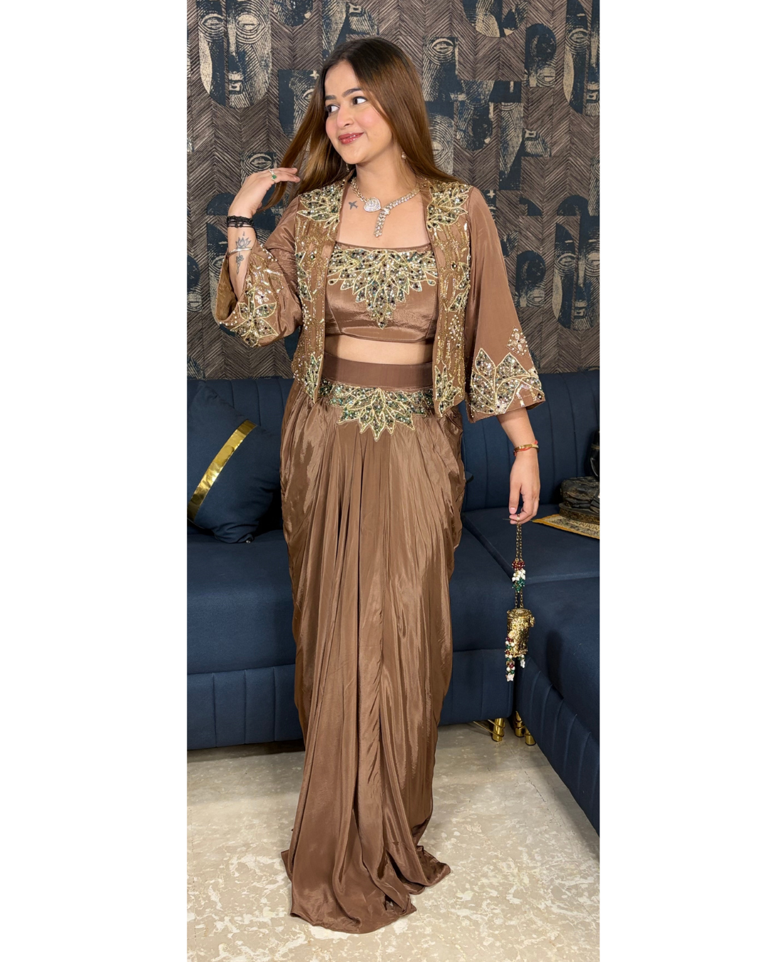 SHIKHA-BLAZER INDOWESTERN