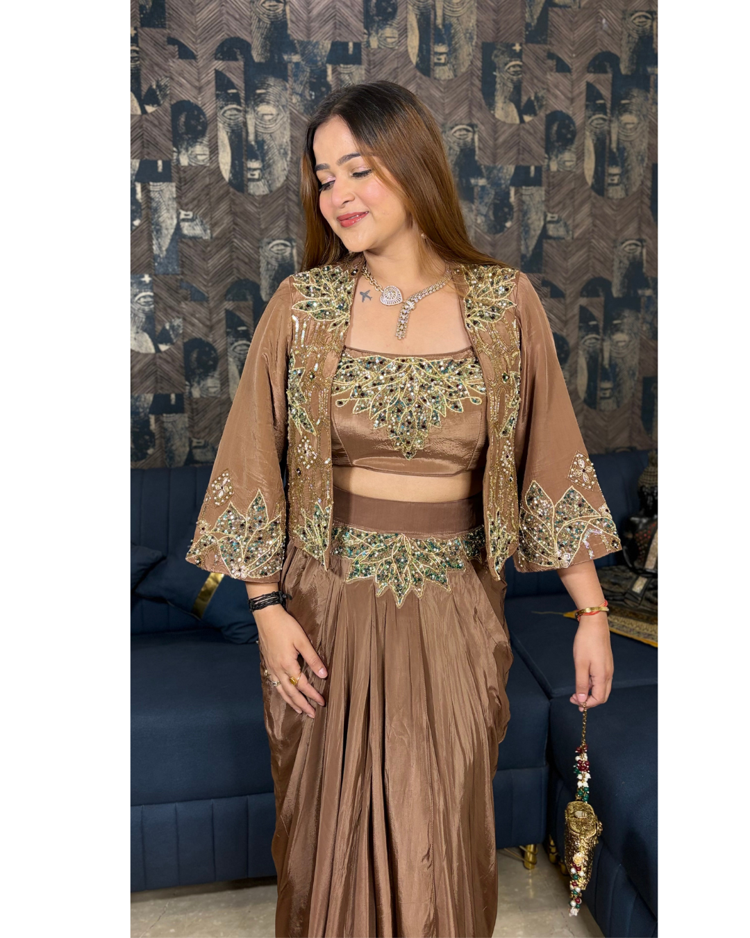 SHIKHA-BLAZER INDOWESTERN