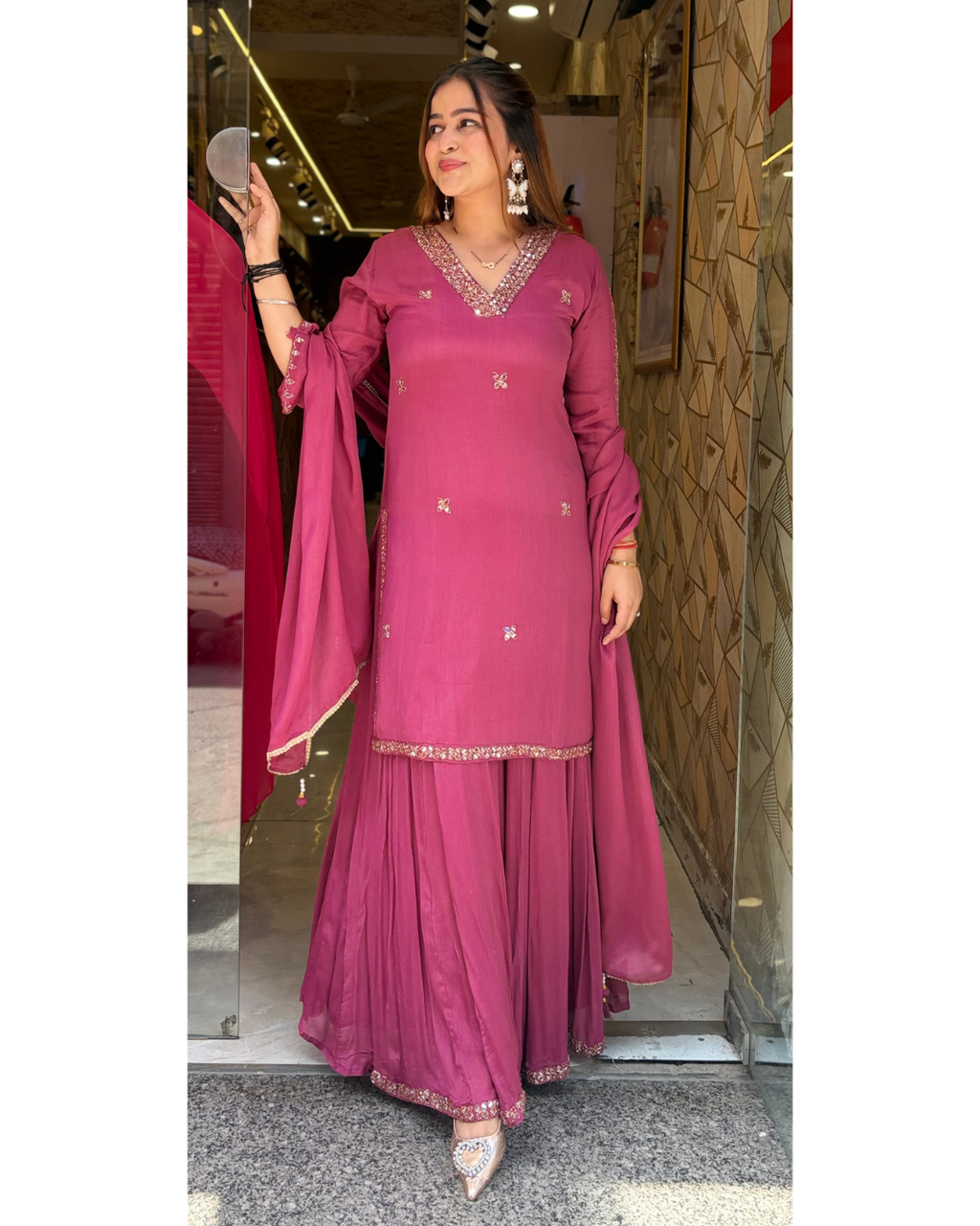 ROSA-PLAZO SUIT