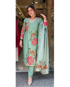 SEEMA-FLORAL SUIT
