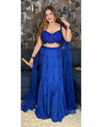 NIA-ELECTRIC BLUE LEHNGA