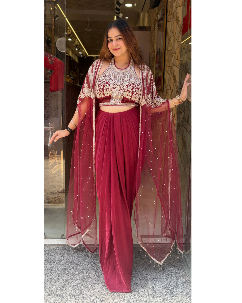 SHILPA-DRAPE SET