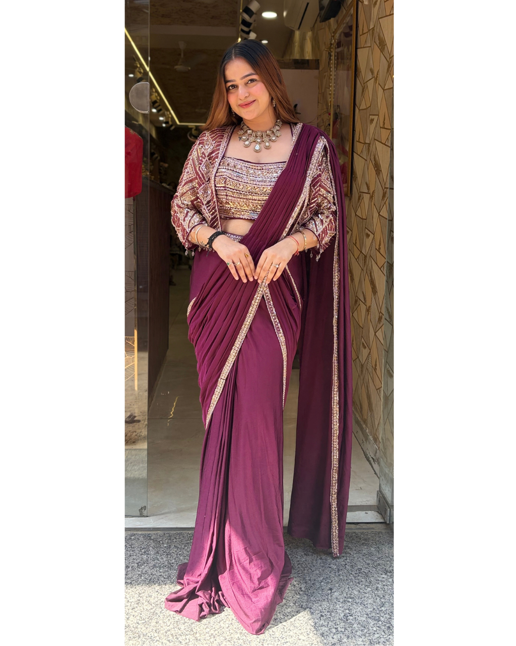 KIKI-DRAPE SAREE