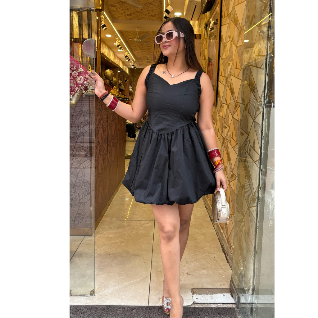 "BARBI" BALOON STYLE DRESS