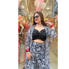 "SUSH" 3 PIECE  BLACK INDOWESTERN