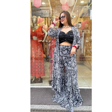 "SUSH" 3 PIECE  BLACK INDOWESTERN