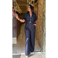 "SUSH" BELTED JUMPSUIT