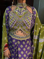 Morni Green Skirt Set