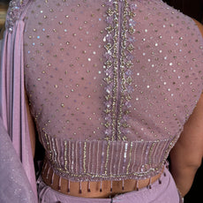 Meera Rosa Gown Lehenga