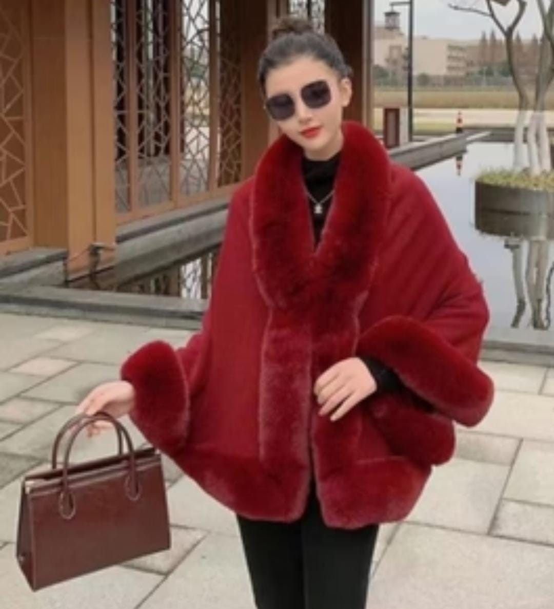 Fur Poncho