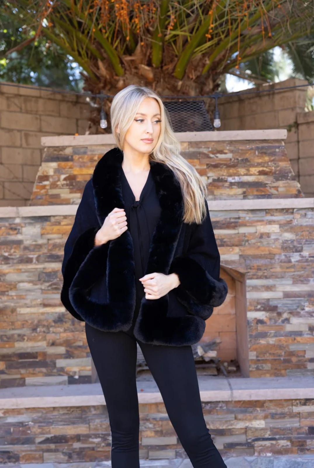 Fur Poncho