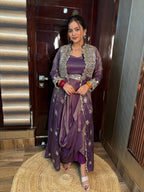 Purple Drape Drama Set