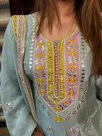 Hassena Anarkali with Dupatta
