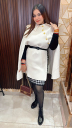 Long Poncho with belt