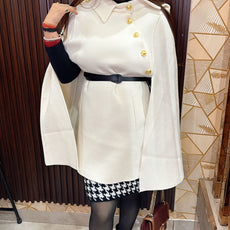 Long Poncho with belt